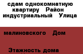 сдам однокомнатную квартиру › Район ­ индустриальный › Улица ­ малиновского › Дом ­ 42 › Этажность дома ­ 9 › Цена ­ 17 000 - Хабаровский край, Хабаровск г. Недвижимость » Квартиры аренда   